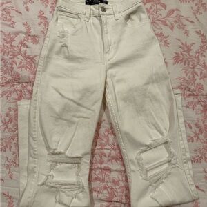 Hollister Cream Denim Jeans